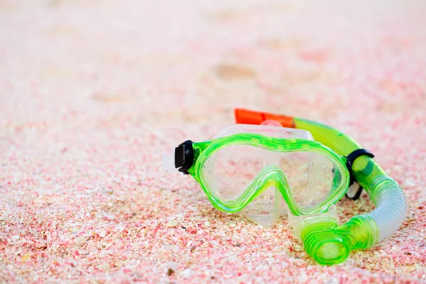 Equipo de snorkel en la playa —  Fotos de Stock