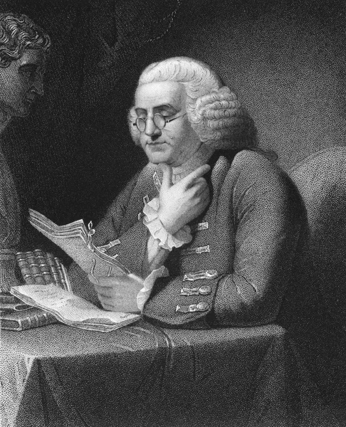 Benjamin franklin — Zdjęcie stockowe