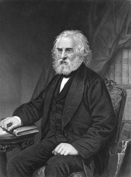 Henry Wadsworth Longfellow — Stock Photo, Image