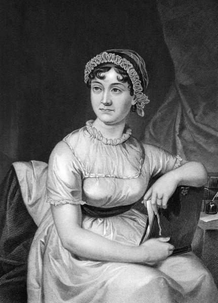 Jane Austen. — Fotografia de Stock