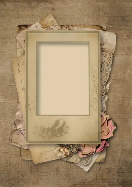 Vintage foto-frame — Stockfoto