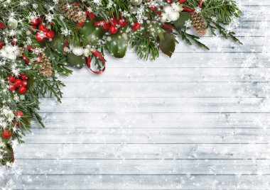 Noel arka planını holly