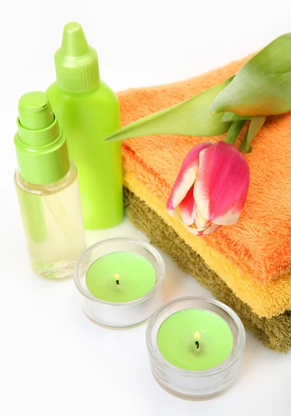 Aromatherapie, spa, massage achtergrond — Stockfoto