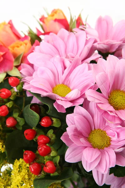 Een boeket van een roze bloemen — Stockfoto