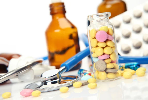 Leki stosowane w leczeniu choroby — Zdjęcie stockowe