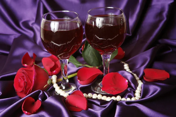 Wine Rose Petals — Stock Photo, Image