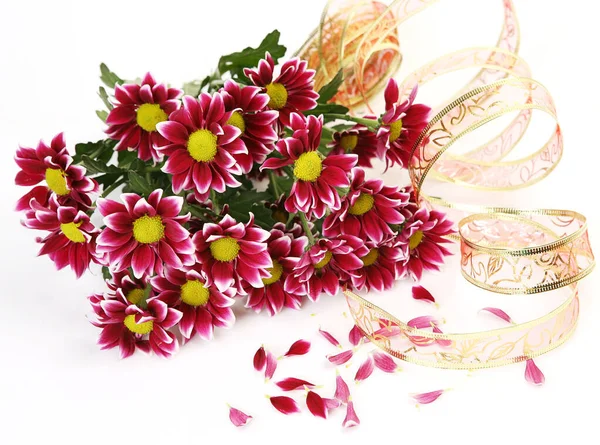 Farbige Chrysanthemen Für Strauß Und Dekoration — Stockfoto