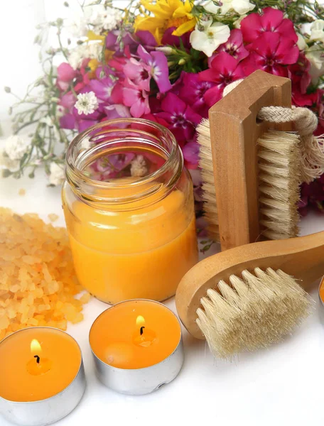 Artikel Für Wellness Aromatherapie Und Massage — Stockfoto