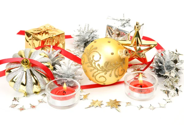 Nový rok ornamenty — Stock fotografie