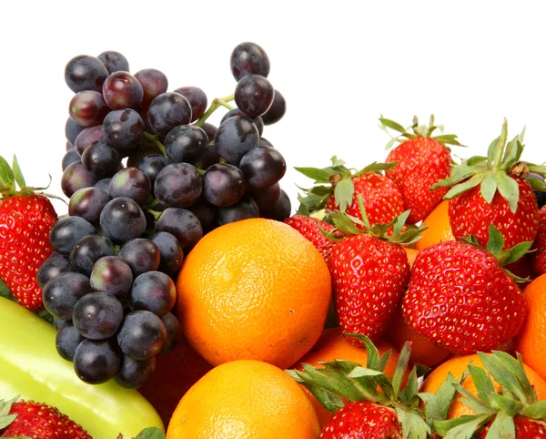 Frutas maduras e bagas — Fotografia de Stock