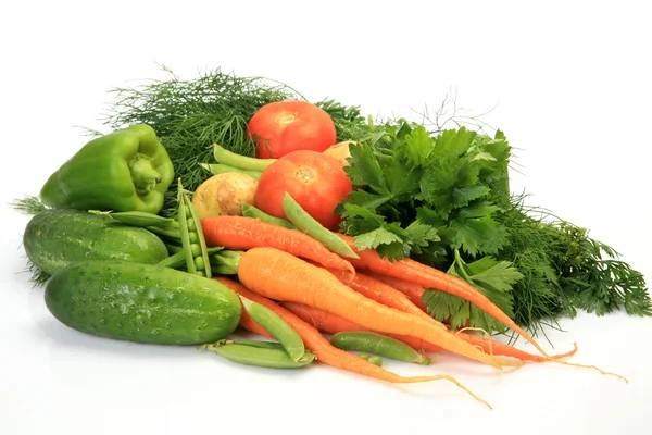 Verduras frescas para un pienso saludable —  Fotos de Stock