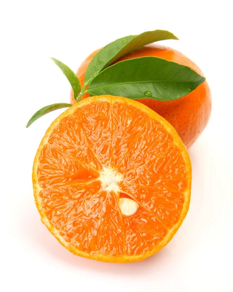 Two tangerines — Stock Photo, Image
