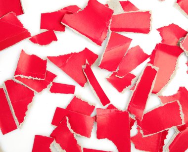 Bir kağıt parçaları