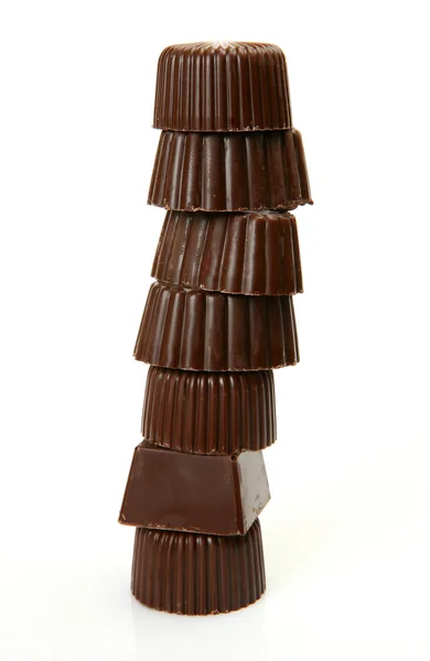 Choklad med en fyllning — Stockfoto