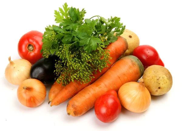 Verduras frescas para un pienso saludable — Foto de Stock