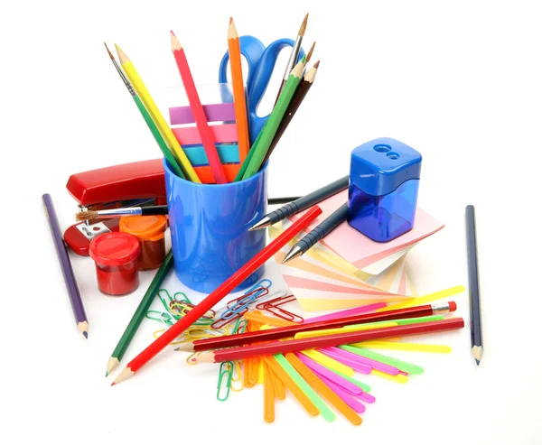 Paints and pencils — Stock Photo, Image