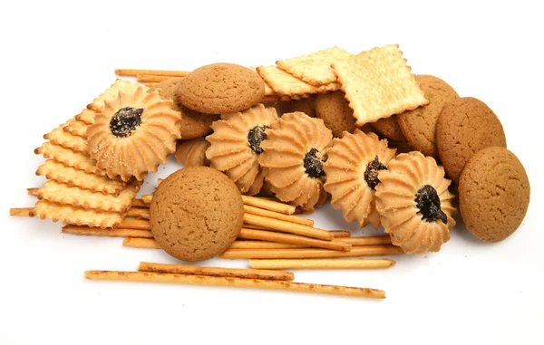 Kekse und Sticks — Stockfoto
