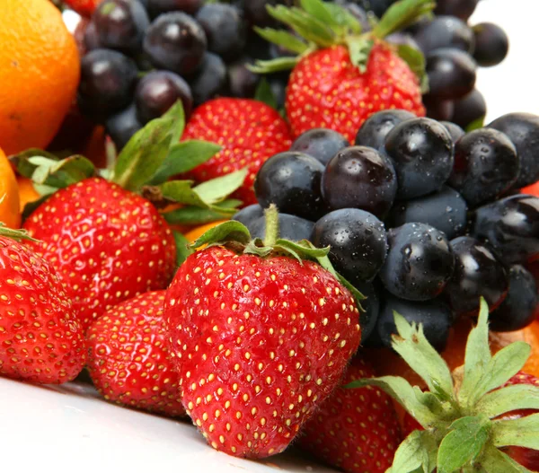 Ripe fruit and berries — Stock Photo, Image