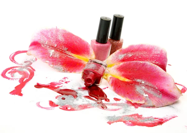 Color nail polish — Stock Photo, Image