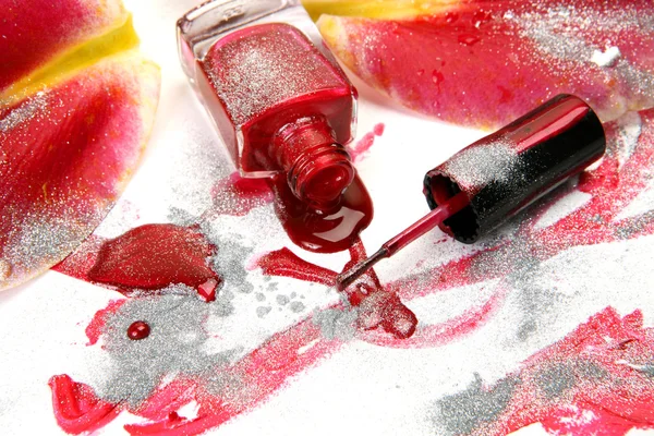 Color nail polish — Stock Photo, Image