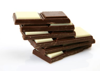 Beyaz ve siyah çikolata