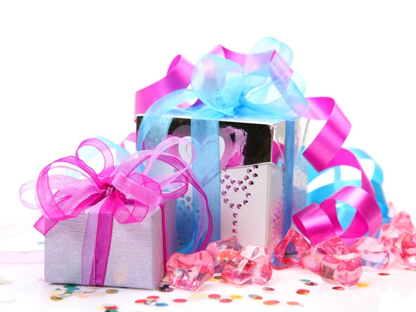 Two Boxes with a gifts — Stock Photo, Image