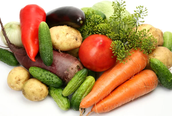 Čerstvá přírodní zelenina — Stock fotografie