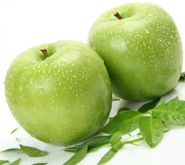 Ripe green apples — Stock Photo, Image