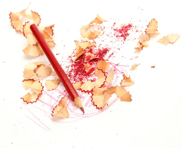 Red Color pencil — Stock Photo, Image