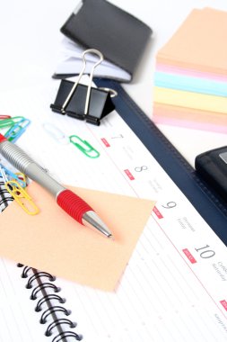 Ofis aksesuarları ve takvim