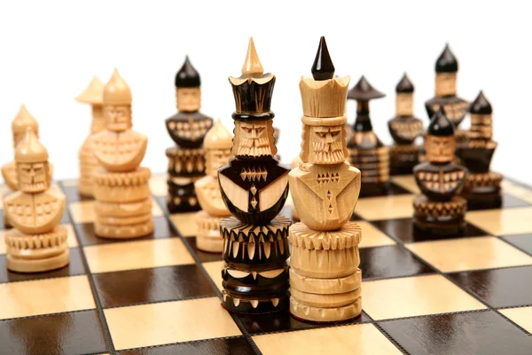 Ahşap Satranç taşları