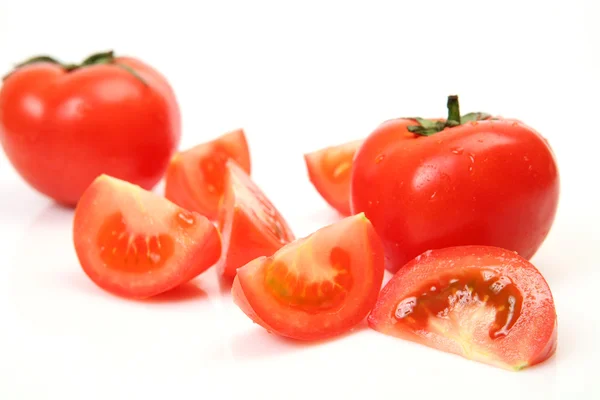 Čerstvá rajčata zelenina — Stock fotografie