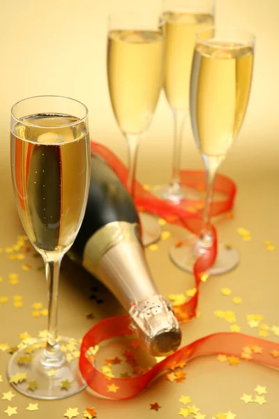 Champagne e burocrazia — Foto Stock