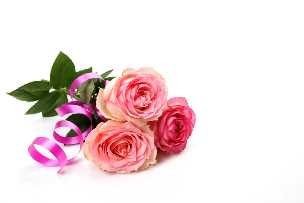 Bouquet of pink  roses — Stock Photo, Image