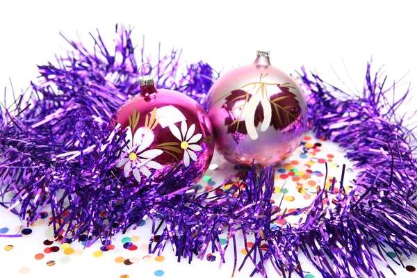 Bolas de Natal decorativas — Fotografia de Stock