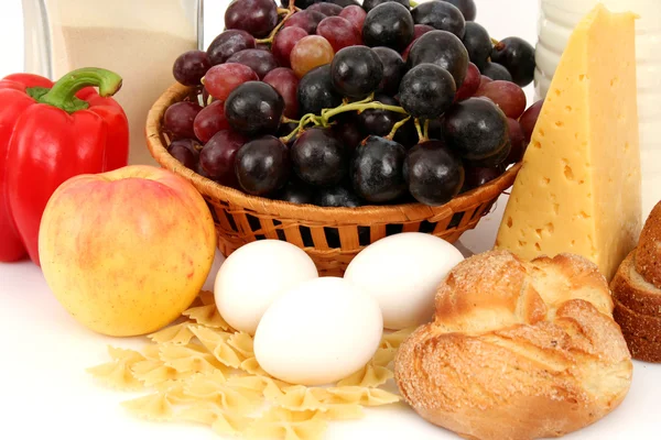 Different ingredients on table — Stock Photo, Image