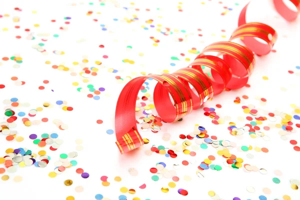 Cinta decorativa con confeti — Foto de Stock