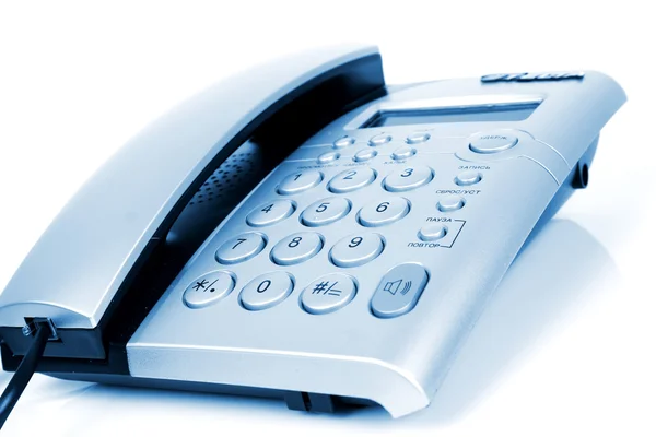 Telefone do escritório em branco — Fotografia de Stock