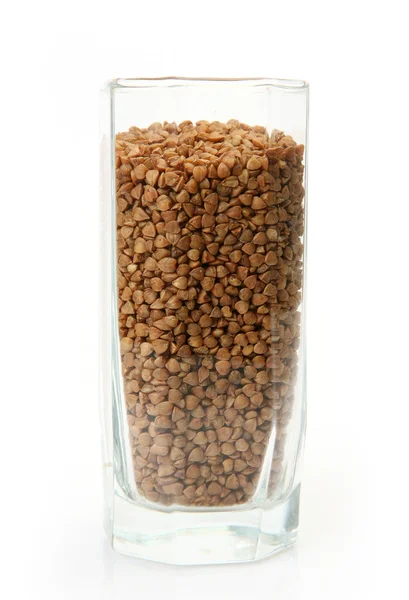 Trigo sarraceno en un vaso —  Fotos de Stock