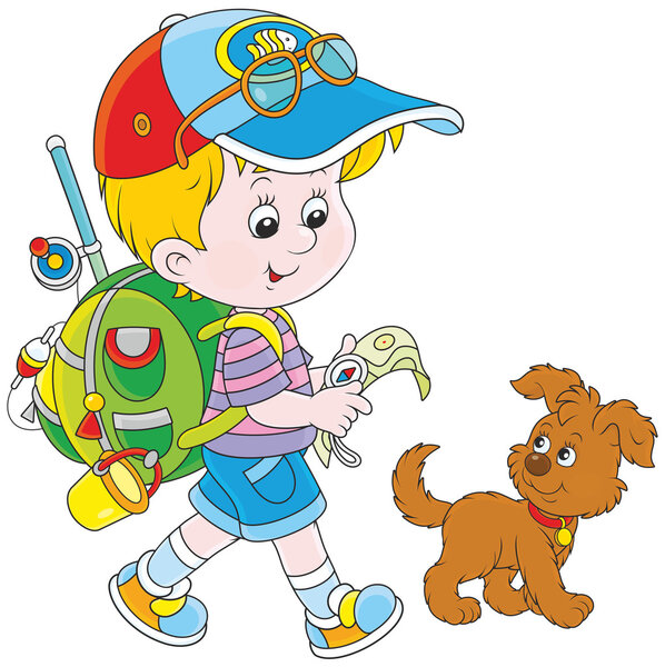 Мальчик-турист
