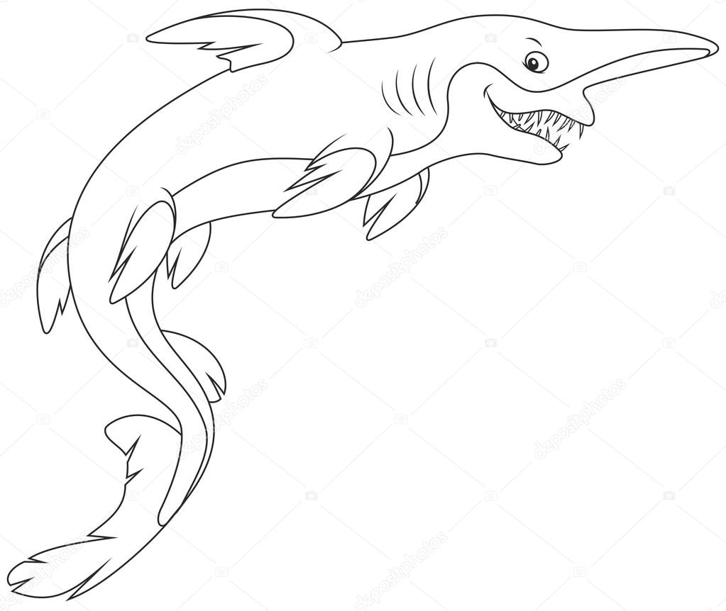 Goblin Shark Scary Vector Image By C Alexbannykh Vector Stock 113370712