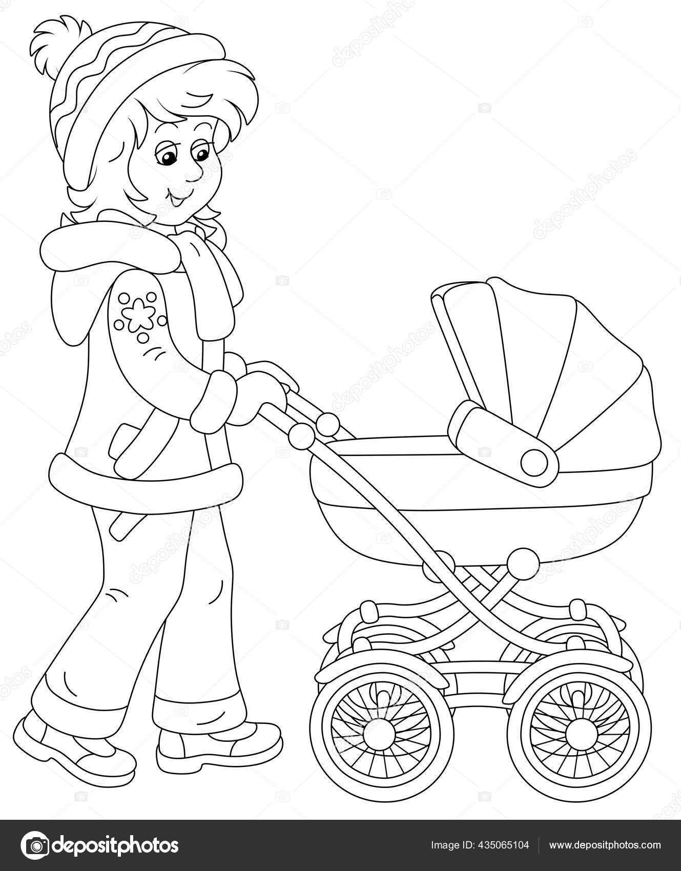Bebe Poussette Coloriage Images Vectorielles Bebe Poussette Coloriage Vecteurs Libres De Droits Depositphotos Bebe Poussette Coloriage Images Vectorielles Bebe Poussette Coloriage Vecteurs Libres De Droits Depositphotos