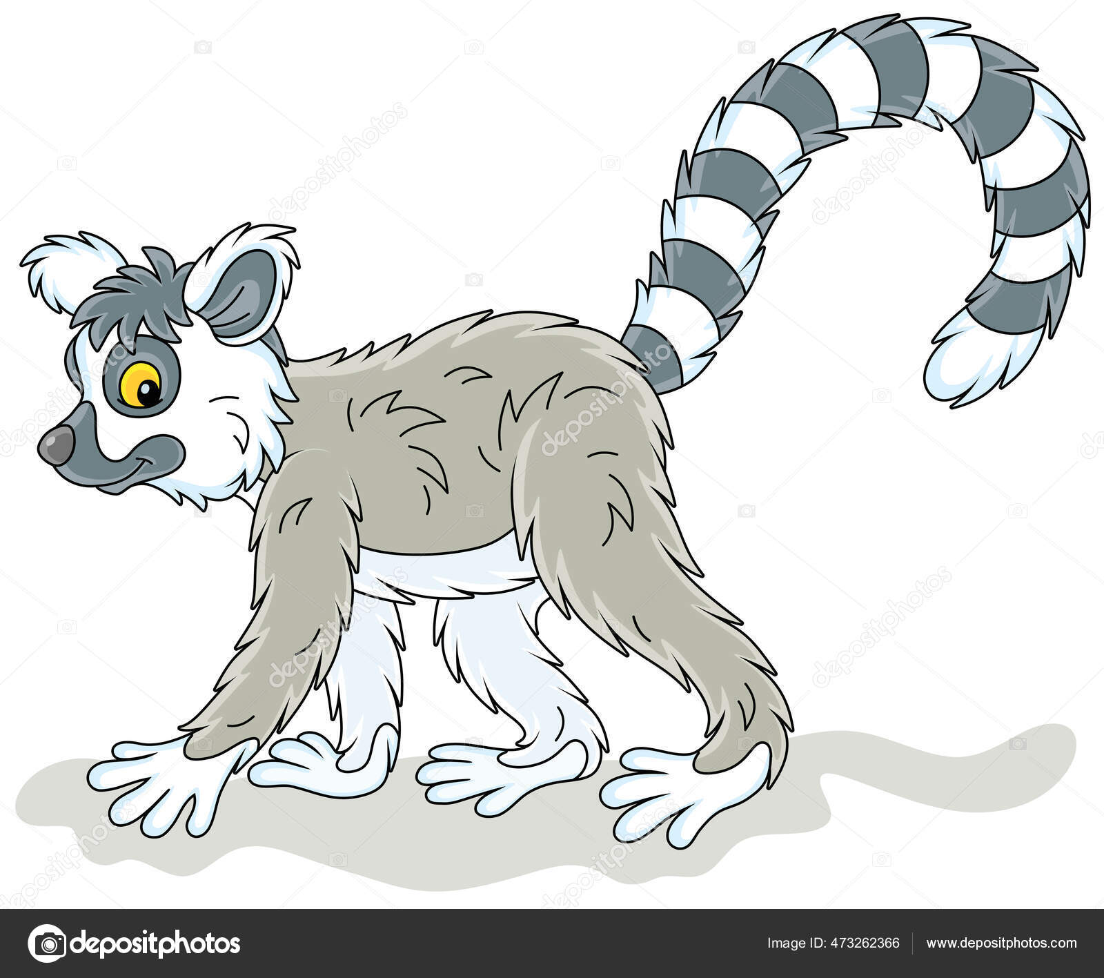 ai generato. ai generativo. foto illustrazione di bambino viso lemure  Madagascar africano animale. grafico arte 24794569 Stock Photo su Vecteezy, image size:1600x1417