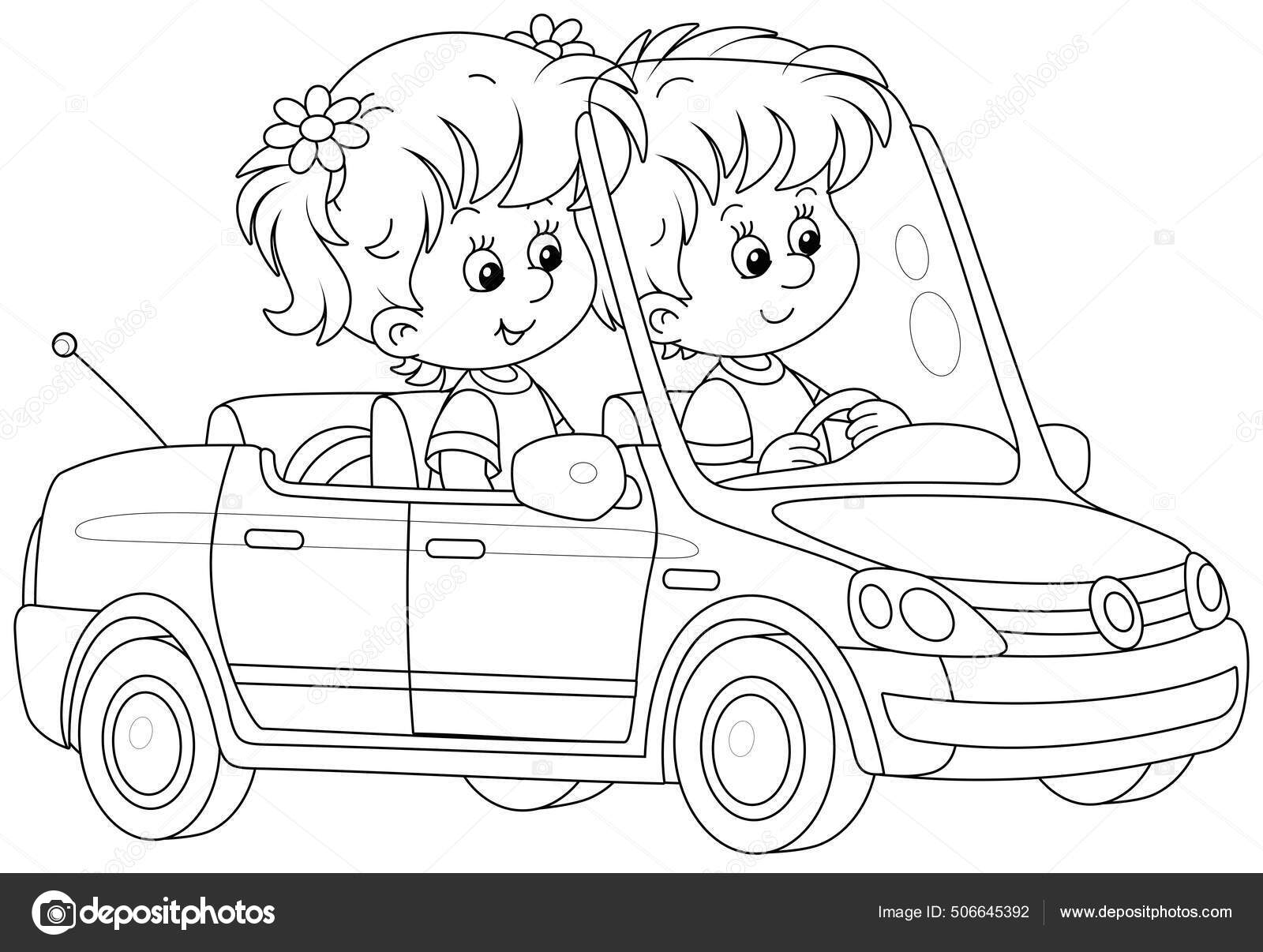 Desenhos para Colorir Carros 15