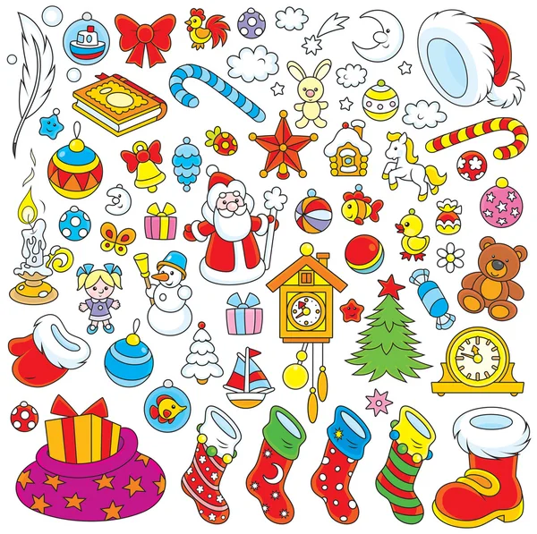 Christmas decorations — Stock Illustration Christmas decorations Stock Illustration