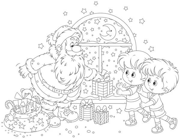 Noel Baba ve çocuklar