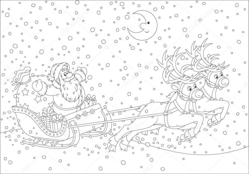 Sleigh of Santa Claus