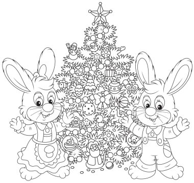 44 Christmas Bunny Coloring Pages  Best HD