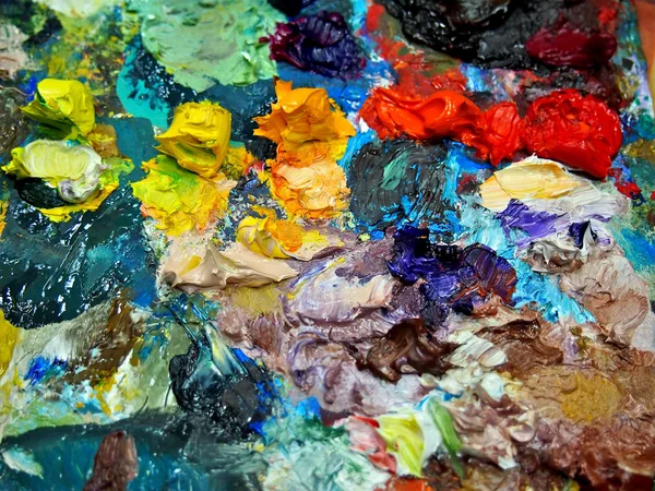 Χρώματα του καλλιτέχνη — Φωτογραφία Αρχείου