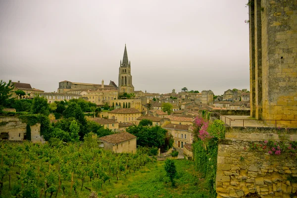 Vacker stad av Saint-Emilion, Frankrike — Stockfoto